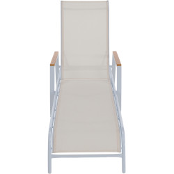 Sezlong Tempo Kondela Bonto (White/Grandson Oak) Thumb