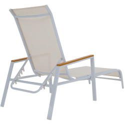 Sezlong Tempo Kondela Bonto (White/Grandson Oak) Thumb