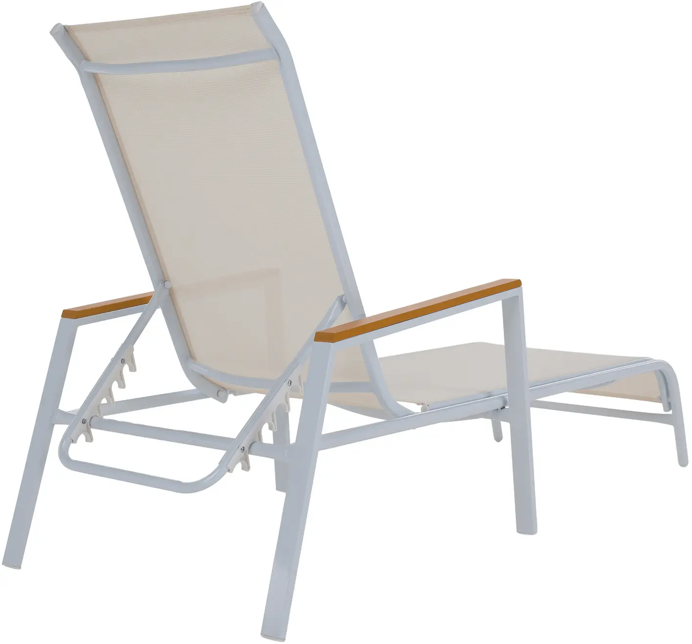 Sezlong Tempo Kondela Bonto (White/Grandson Oak) - 5