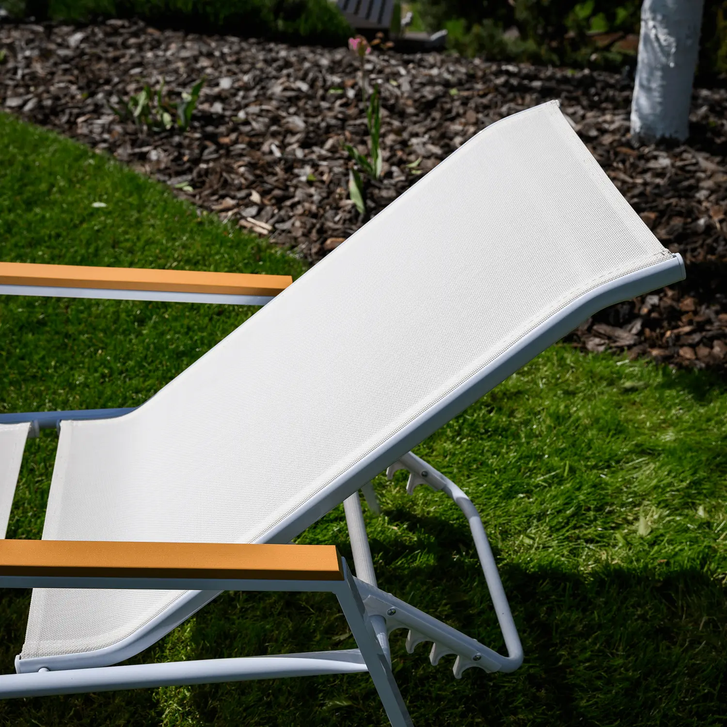 Sezlong Tempo Kondela Bonto (White/Grandson Oak) - 7