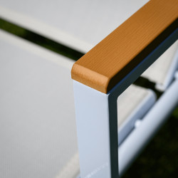 Sezlong Tempo Kondela Bonto (White/Grandson Oak) Thumb