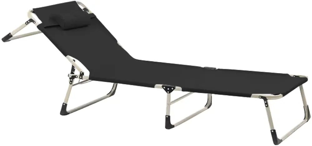 Sezlong Tempo Kondela Bovry (Black/Beige)