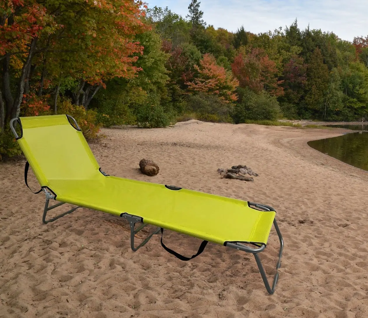 Sezlong Tempo Kondela Keleo (Green/Grey)