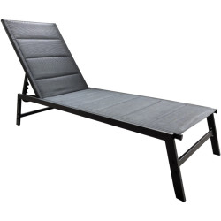 Sezlong Tempo Kondela Lopez (Black) Thumb