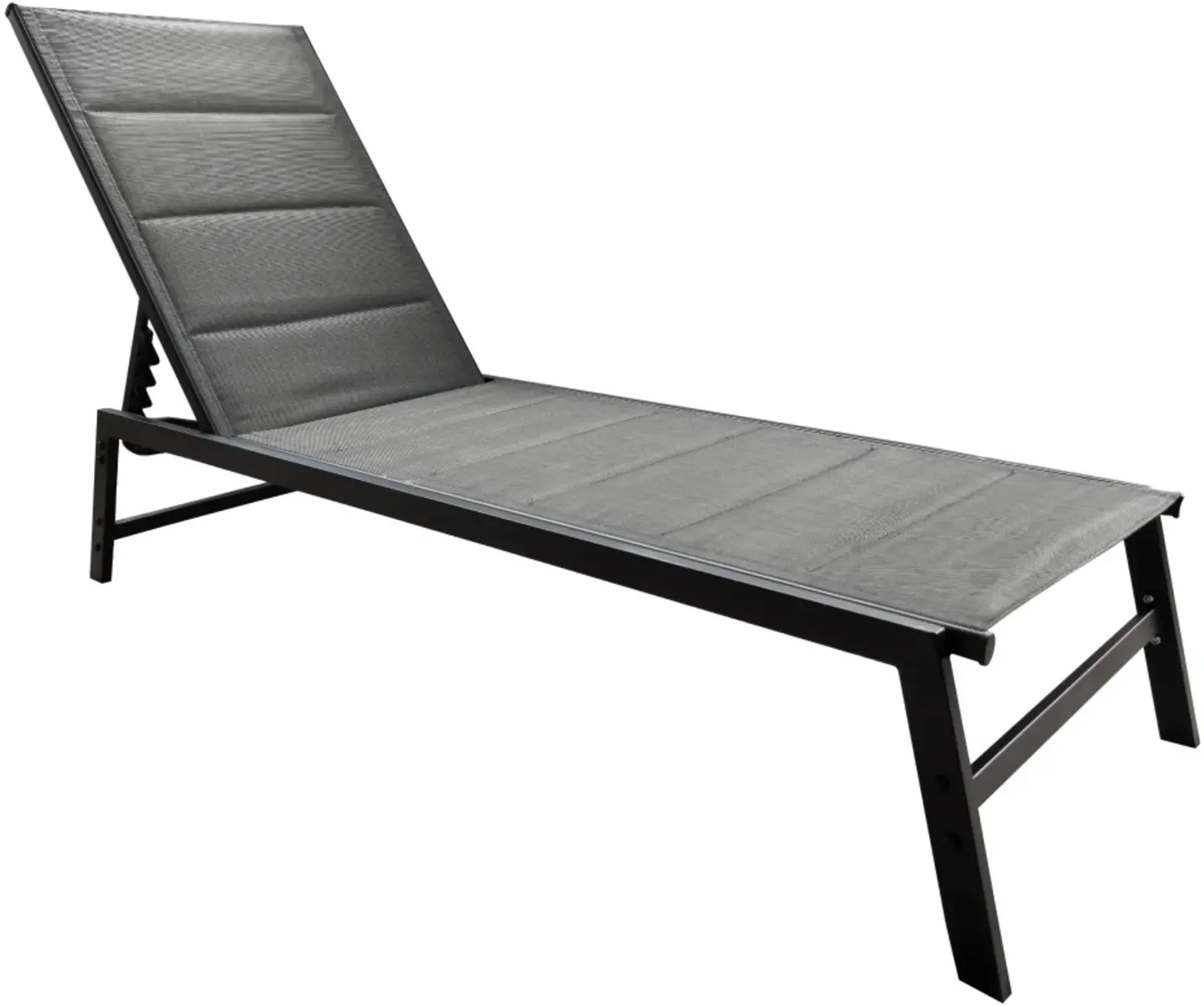 Шезлонг Tempo Kondela Lopez (Gray/Black) - 2