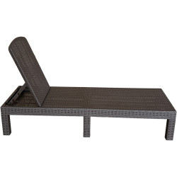 Шезлонг Tempo Kondela Zama (Brown) Thumb