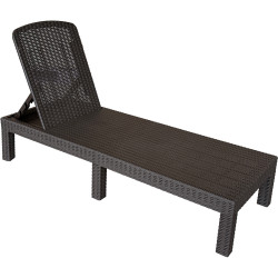 Шезлонг Tempo Kondela Zama (Brown) Thumb