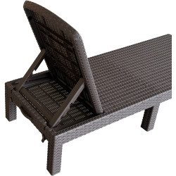 Шезлонг Tempo Kondela Zama (Brown) Thumb