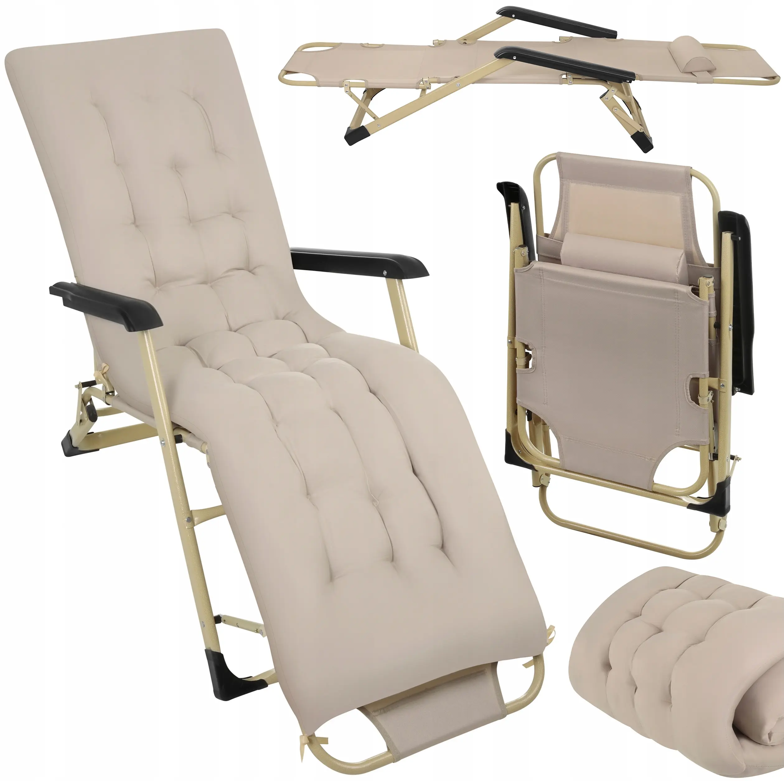 Шезлонг Trizand 27553 (Beige) - 5