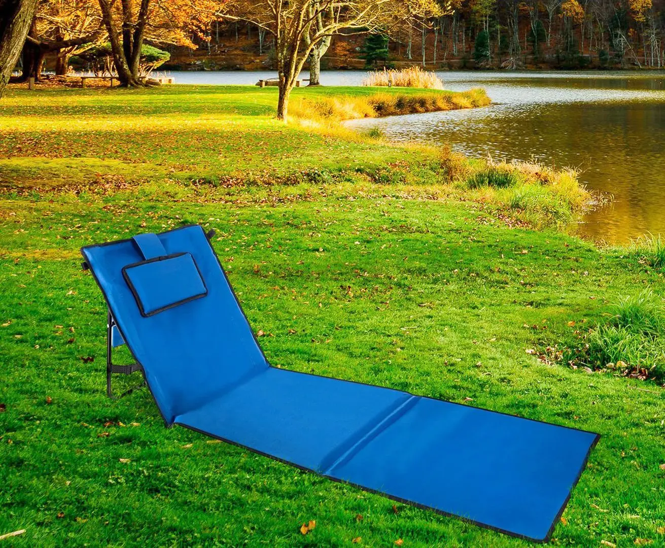 Sezlong-covoras pliabil Trizand 23617 (Blue)