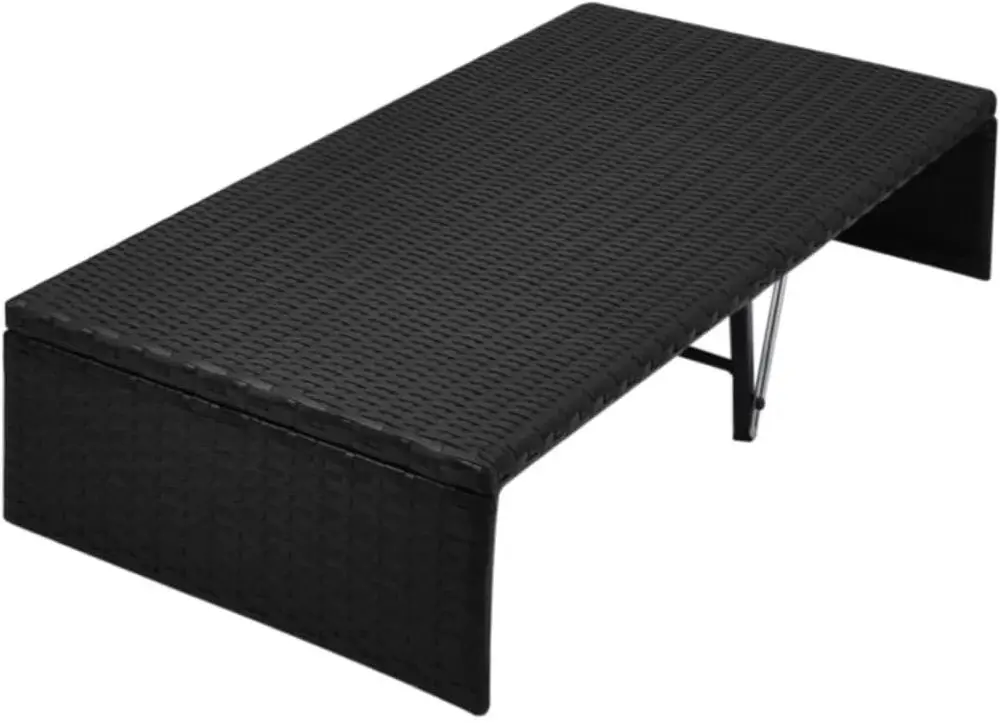 Cort-șezlong dublu VidaXL 42901 (Black/White)