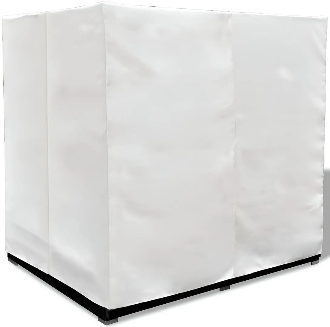 Șezlong cu baldachin VidaXL 42948 (Black/White)