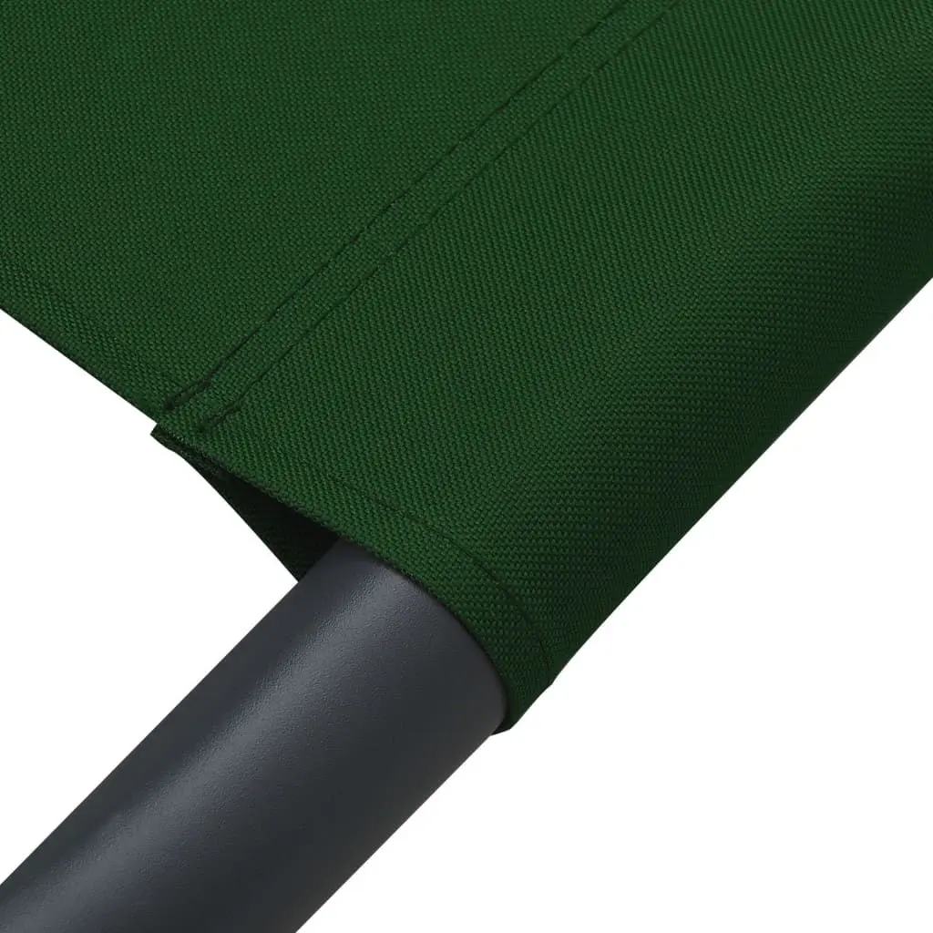Șezlong cu copertină VidaXL 313522 (Green)