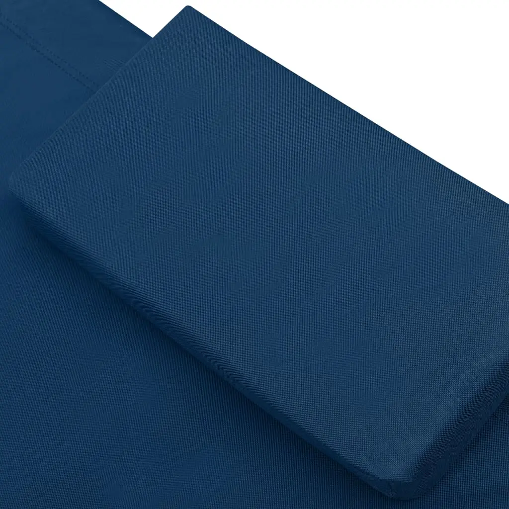 Sezlong cu copertina VidaXL 313535 (Blue)