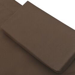 Șezlong cu copertină VidaXL 48069 (Brown) Thumb