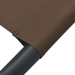 Șezlong cu copertină VidaXL 48069 (Brown) Thumb