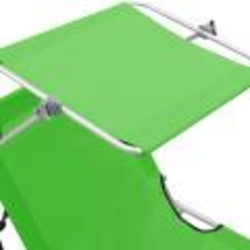 Шезлонг VidaXL 310325 (Apple Green) Thumb