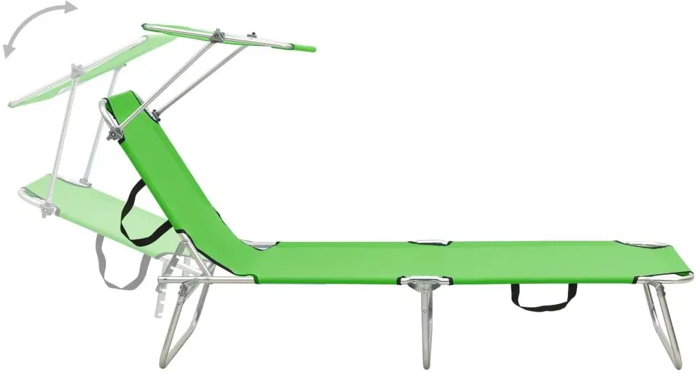 Шезлонг VidaXL 310325 (Apple Green)