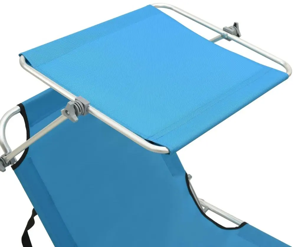 Sezlong VidaXL 310326 (Turquoise)