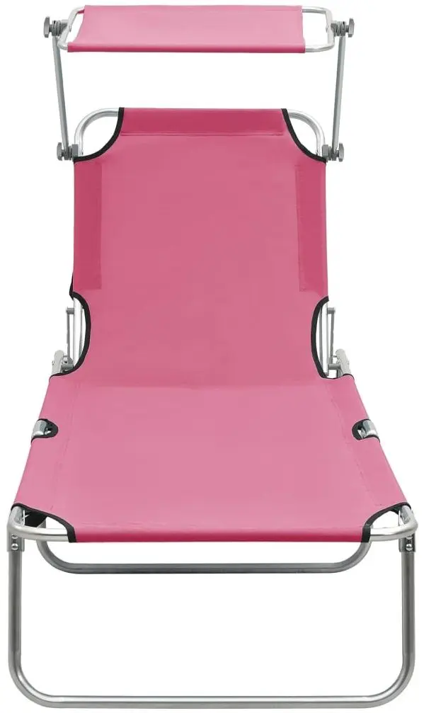 Шезлонг VidaXL 310327 (Pink)