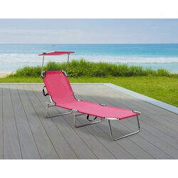 Sezlong VidaXL 310327 (Pink)