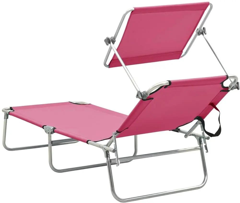 Шезлонг VidaXL 310327 (Pink)