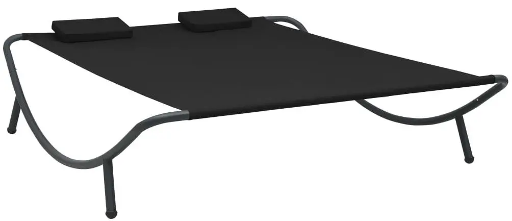 Sezlong VidaXL 313529 (Black)