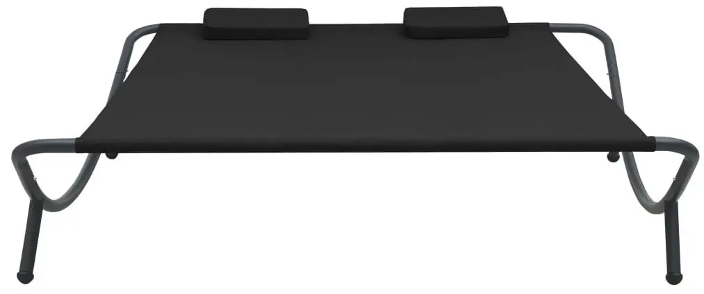 Sezlong VidaXL 313529 (Black)