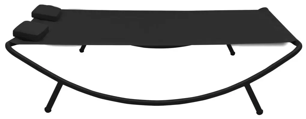Sezlong VidaXL 313529 (Black)