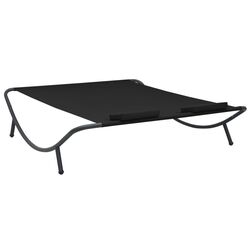 Sezlong VidaXL 313529 (Black) Thumb