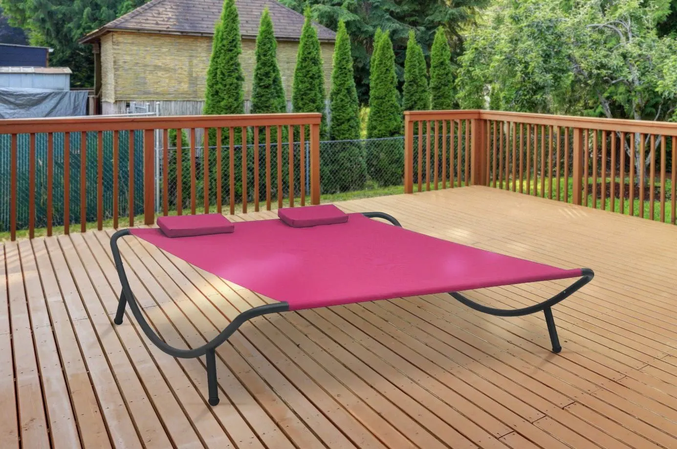 Шезлонг VidaXL 313532 (Pink)