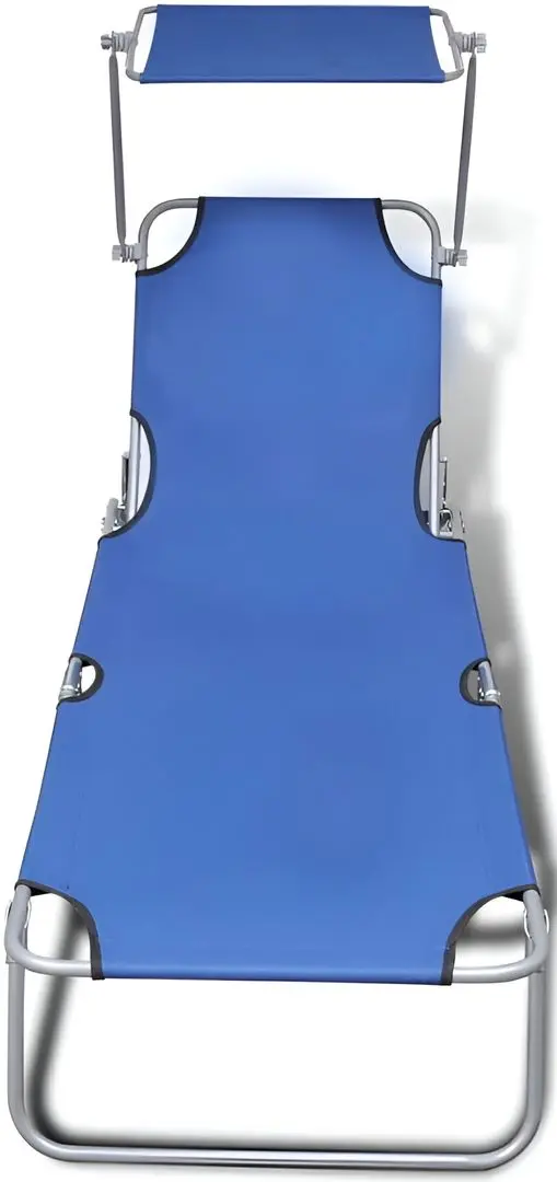 Șezlong VidaXL 41196 (Blue)