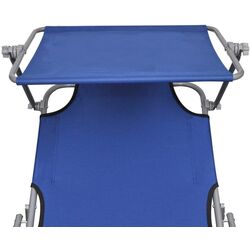 Șezlong VidaXL 41196 (Blue) Thumb