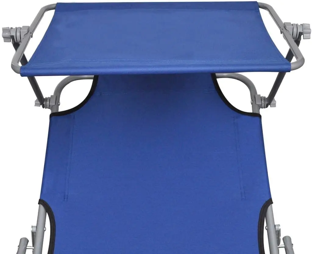 Șezlong VidaXL 41196 (Blue)