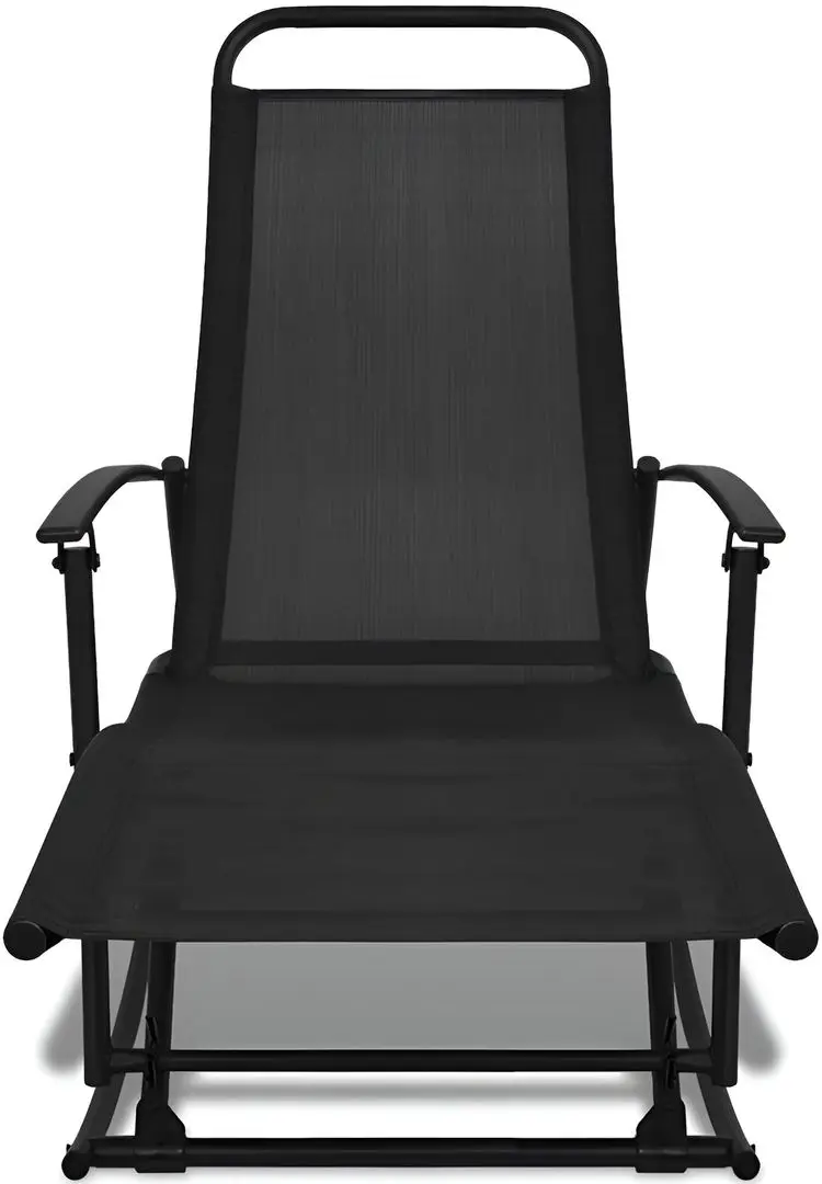 Șezlong vidaXL 42158 (Black)