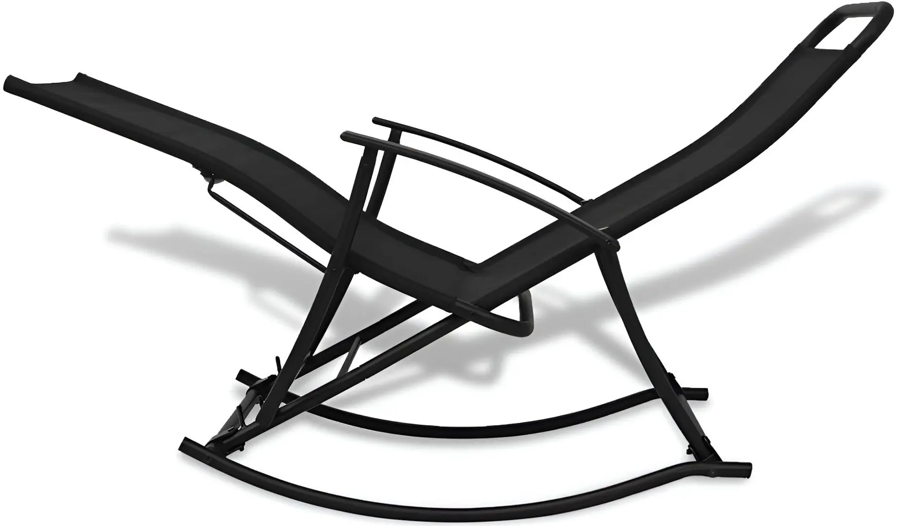 Șezlong vidaXL 42158 (Black)