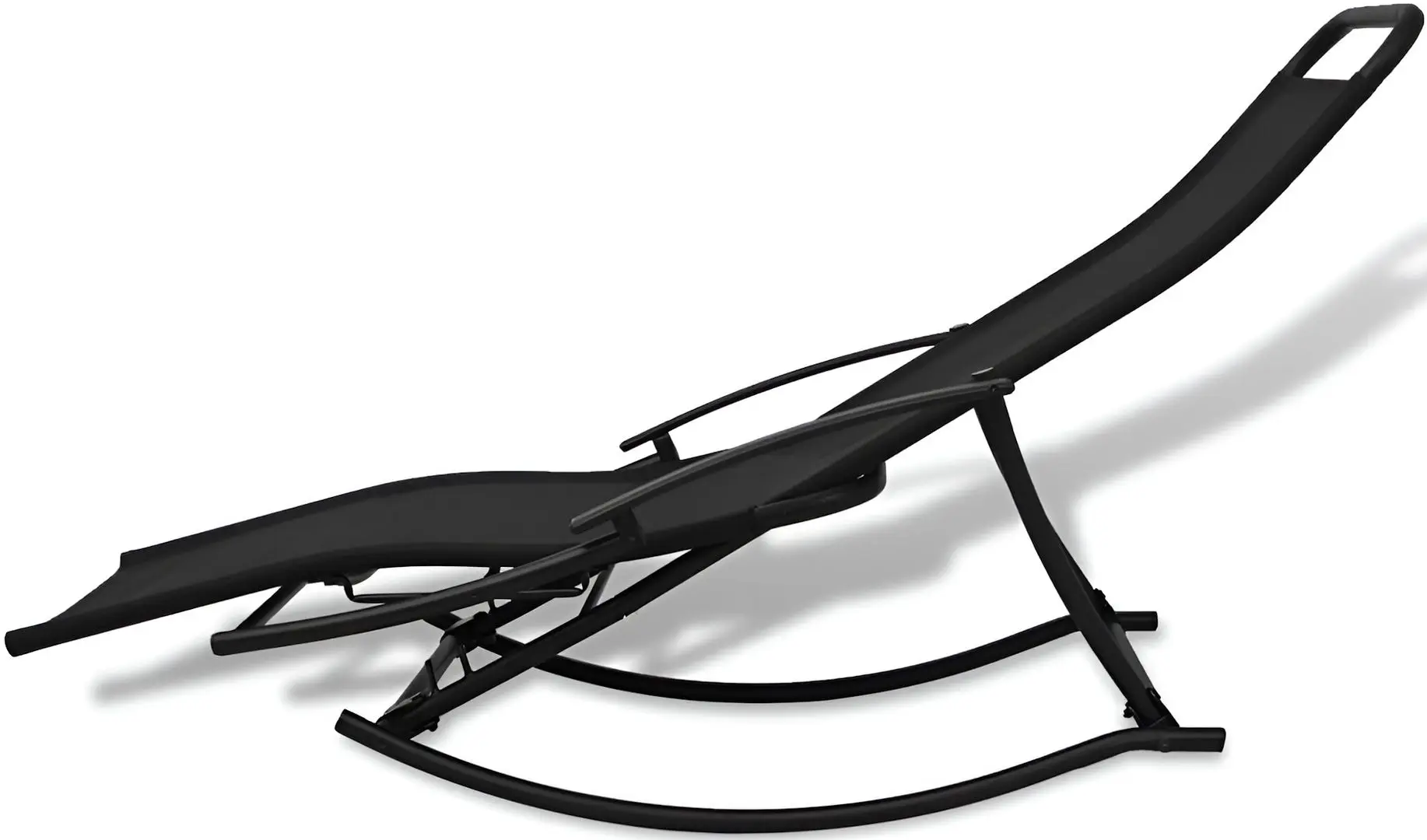 Șezlong vidaXL 42158 (Black)