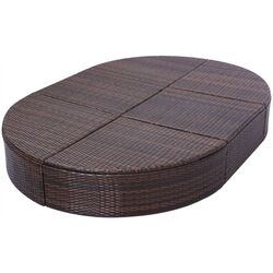 Șezlong VidaXL 42939 (Brown) Thumb