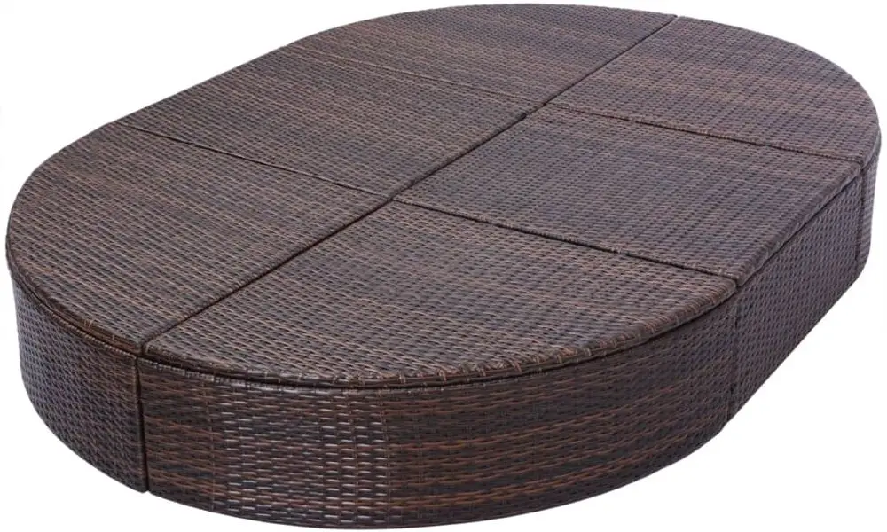 Șezlong VidaXL 42939 (Brown)