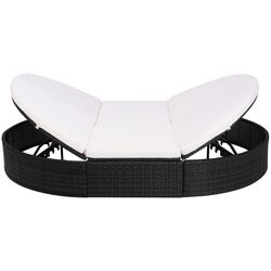 Șezlong VidaXL 42940 (Black) Thumb