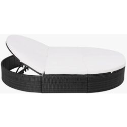 Șezlong VidaXL 42940 (Black) Thumb
