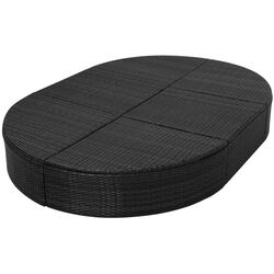 Șezlong VidaXL 42940 (Black) Thumb