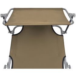 Șezlong VidaXL 44292 (Grey Taupe) Thumb