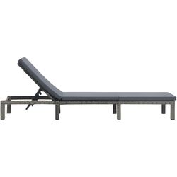 Șezlong VidaXL 47752 (Anthracite) Thumb