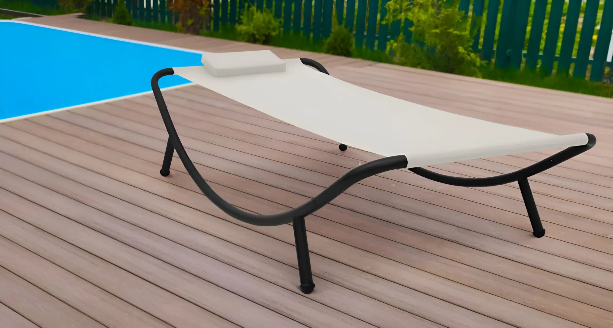 Șezlong VidaXL 48080 (White)