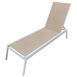 Sezlong Waltz Katsiki C2037 (Beige/White) Thumb