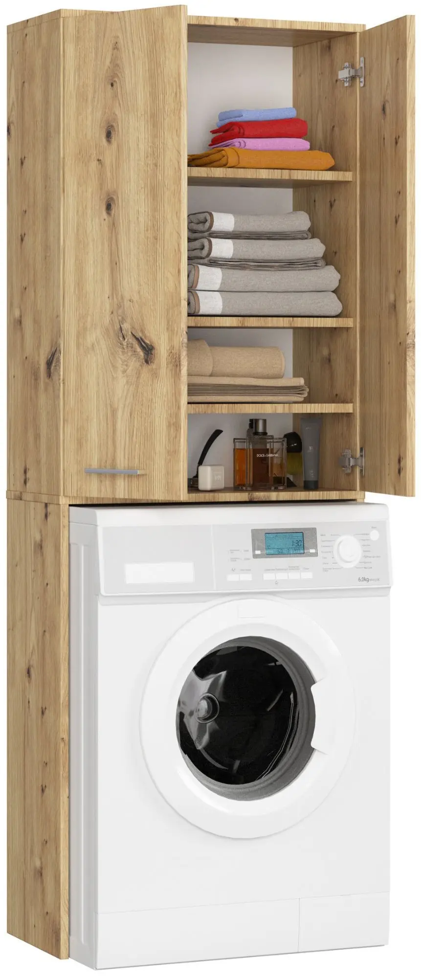 Dulap Akord Fin 180cm 2D (Artisan Oak)