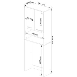 Dulap Akord Fin 2D2P (Artisan Oak) Thumb