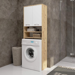 Dulap Akord Fin 64cm 2D (Artisan Oak/White)