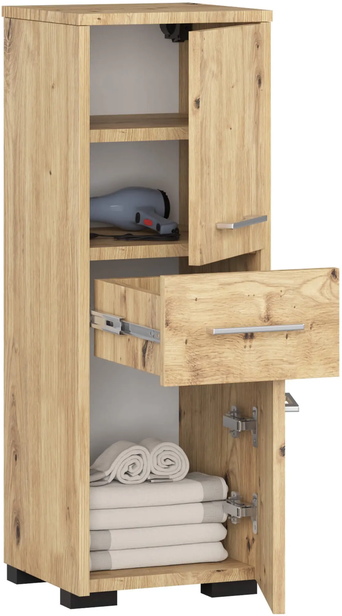 Dulap Akord Fin 30 2D1SZ 85cm (Artisan Oak)